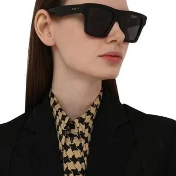 NEW GUCCI GG0962S 009 BLACK GREY SUNGLASSES - Picture 8 of 10